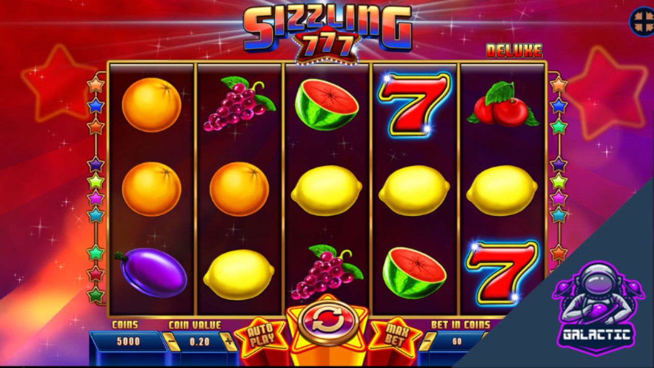 Sizzling 777 Deluxe machine à sous gratuite