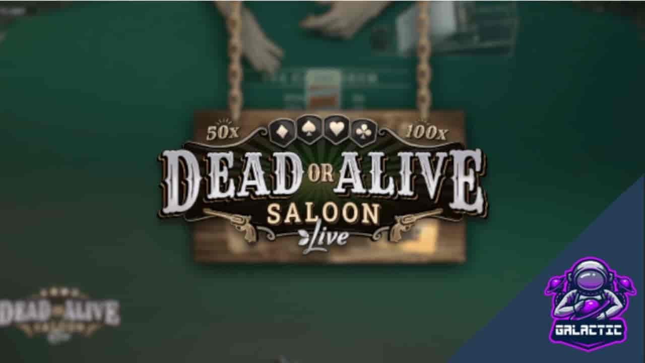 banner Dead or Alive Saloon