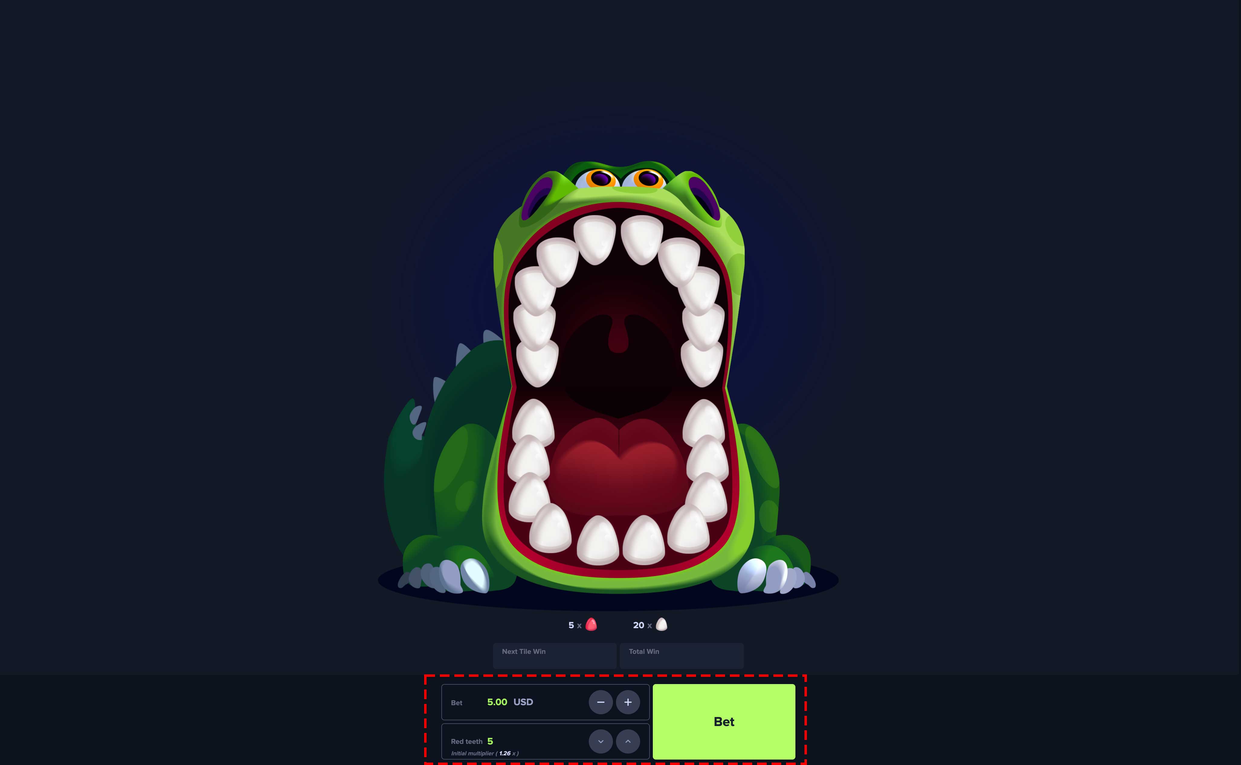 Zvolte sázku na Croco Dino