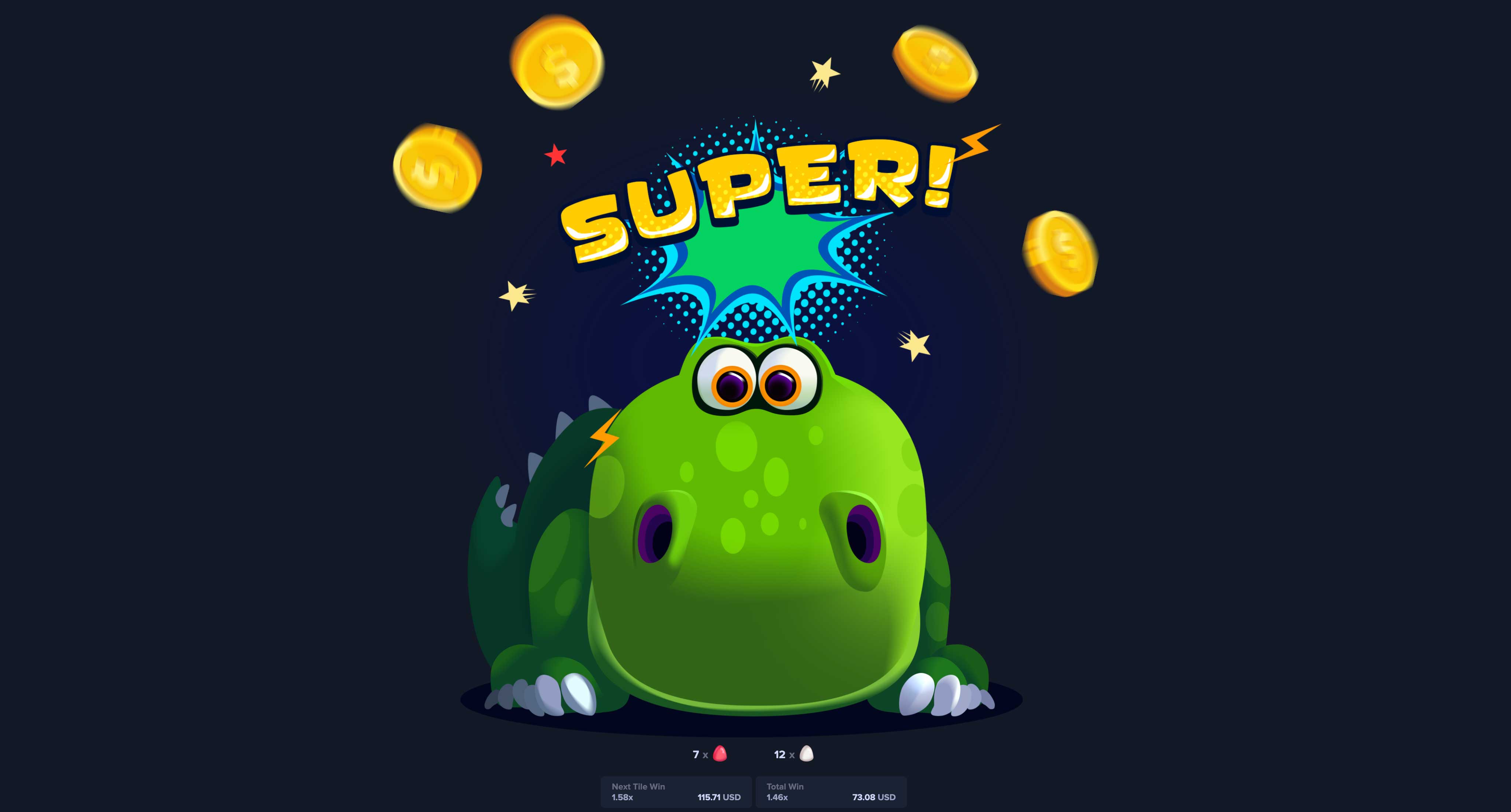 Vyhrát peníze v Croco Dino