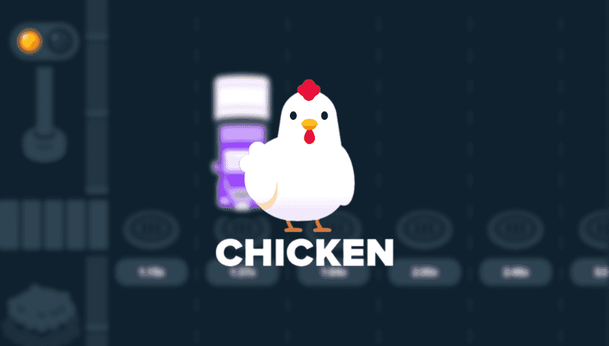 banner Chicken Stake